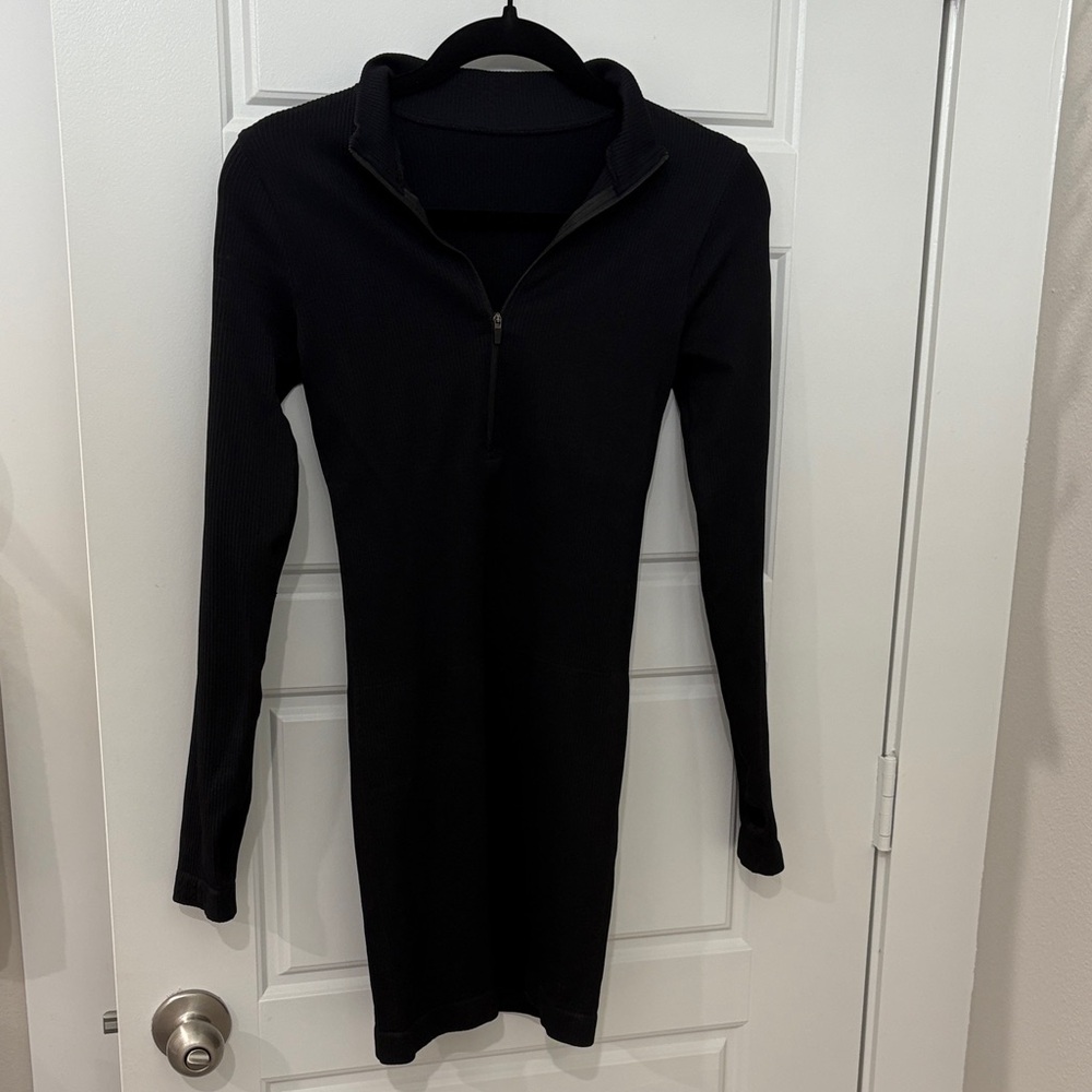 Chic Black Long Sleeve Dress